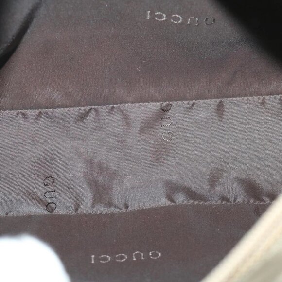 GUCCI Bamboo Hand Bag Canvas Beige 001 3865 Auth 68021 - Picture 10 of 15